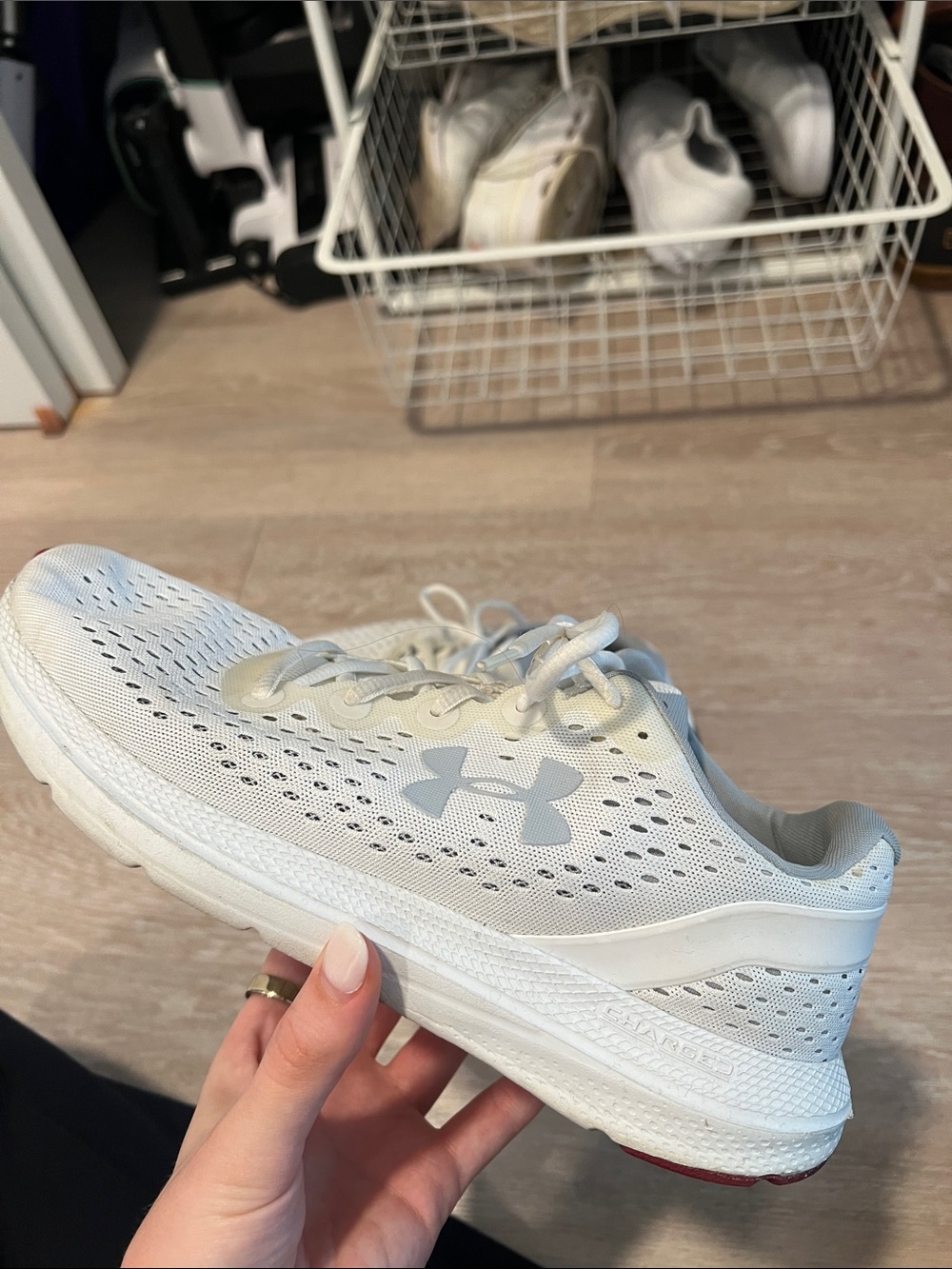 Champion Women's White Athletic Lace-Up Trainer